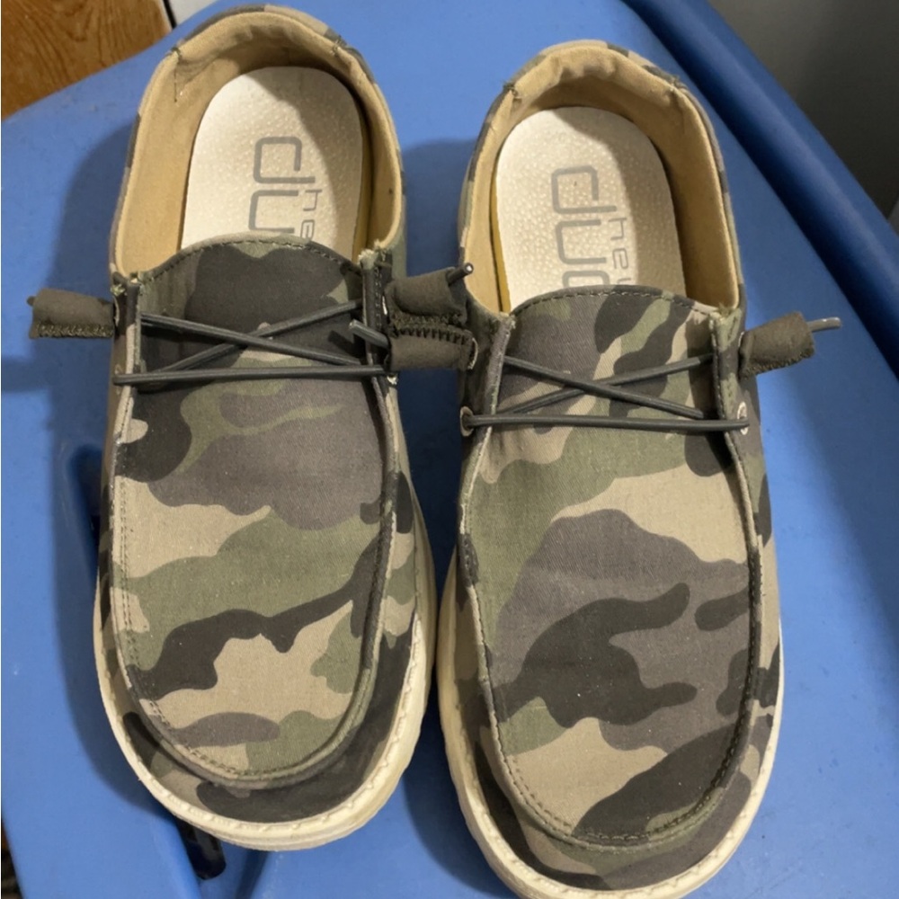 Hey Dude Camo Slip-On Shoes